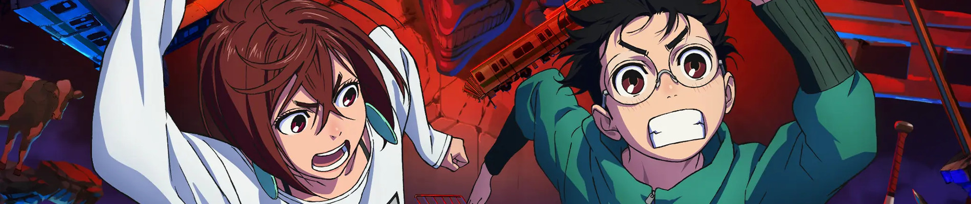 Key art from DAN DA DAN
